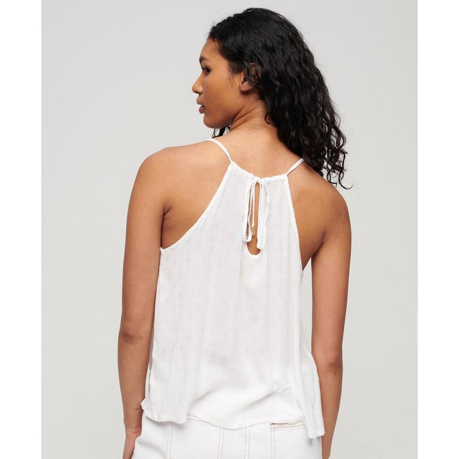 Superdry Débardeur à Empiècement en Dentelle Vintage  