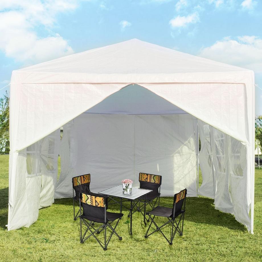 Northix Gartenpavillon 3x9m Partyzelt Gartenzelt UV-Schutz Zelt  