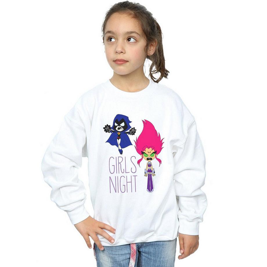 DC COMICS  Teen Titans Go Girls Night Sweatshirt 