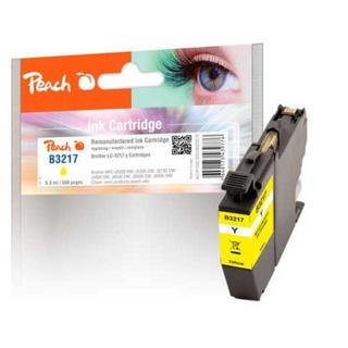 Peach  Cartouche d'encre jaune, compatible avec  LC-3217Y 