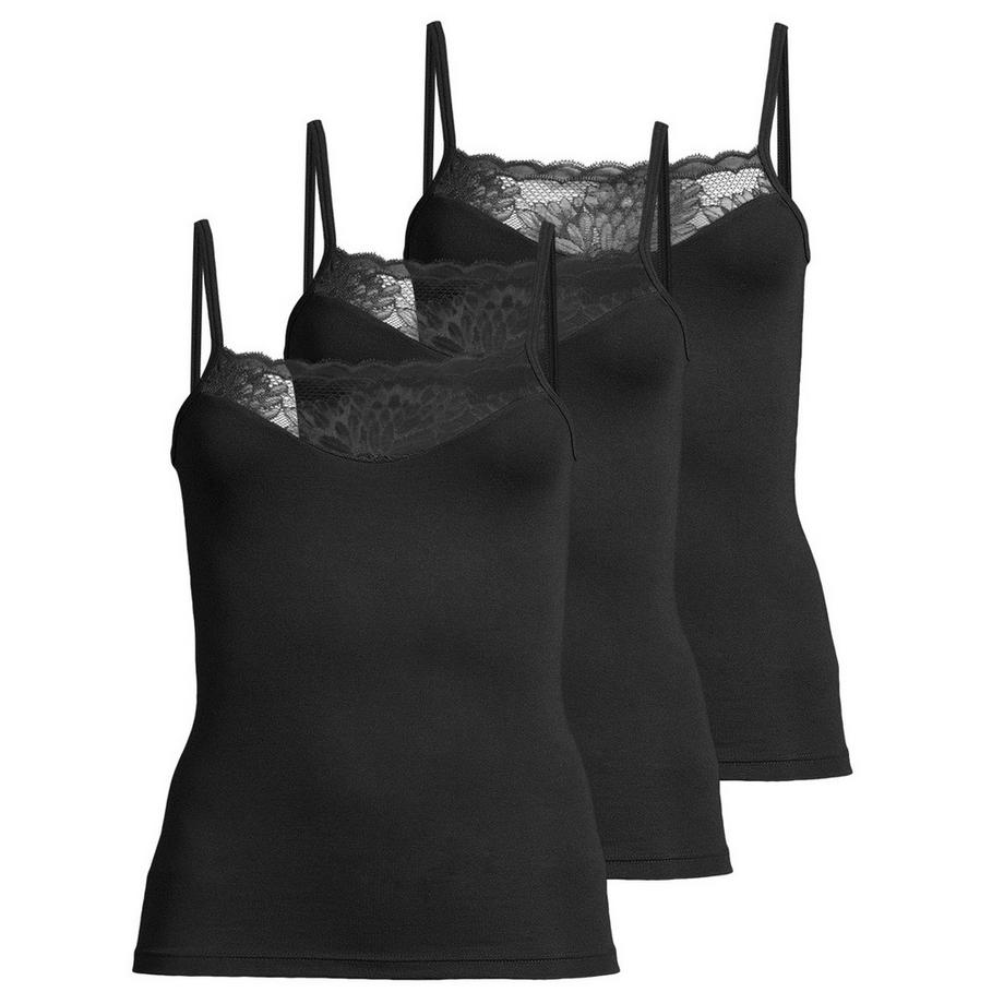 Modal lot de 3  - tops à bretelles spaghetti