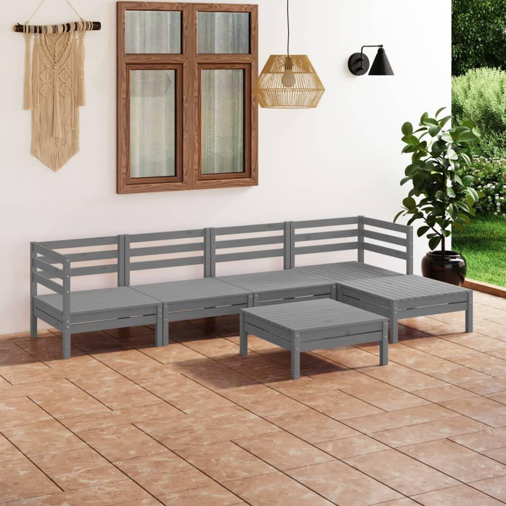 VidaXL Mobilier de jardin bois de pin  