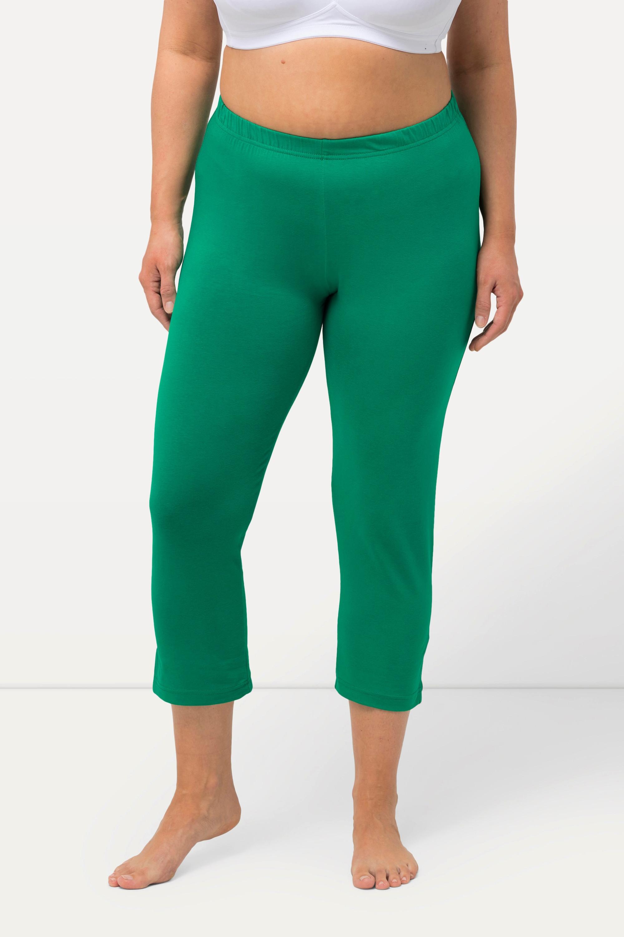 Ulla Popken  Pantaloni Capri a 7/8 con cintura elastica, fino alla tg. 72/74 