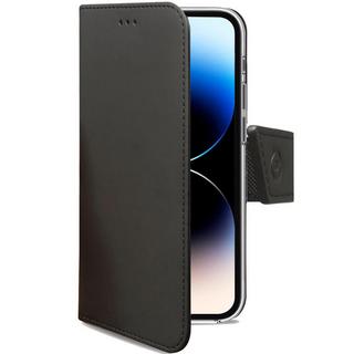 Celly  Étui portefeuille iPhone 14 Pro noir 