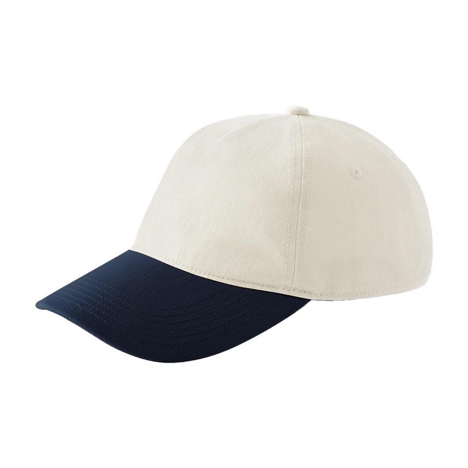 Beechfield Cappellino da Baseball Leisure con Picco di Contrasto  