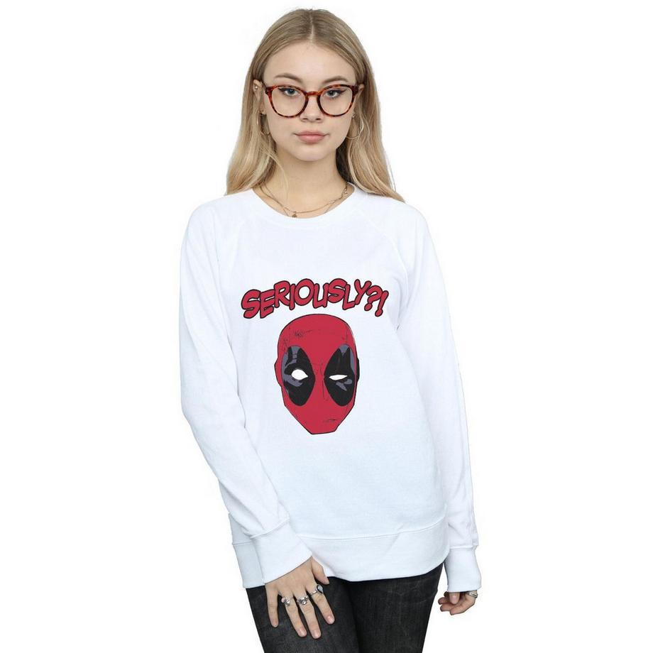 MARVEL Seriously Felpa con Stampa Grafica  