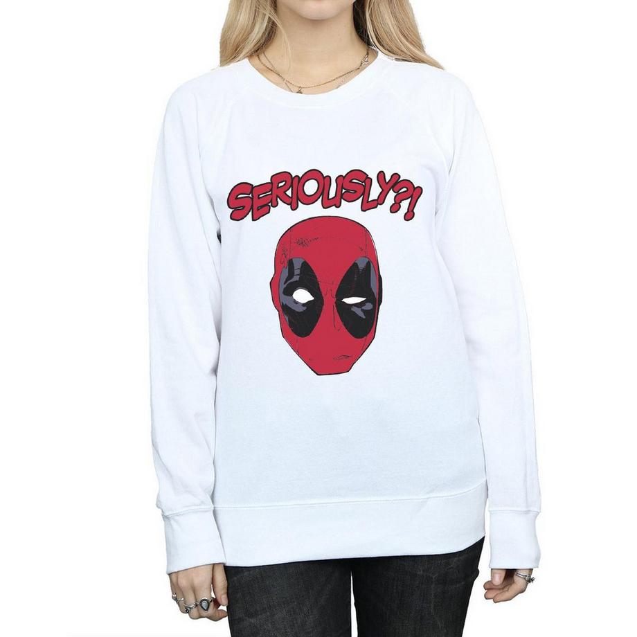 MARVEL Seriously Felpa con Stampa Grafica  