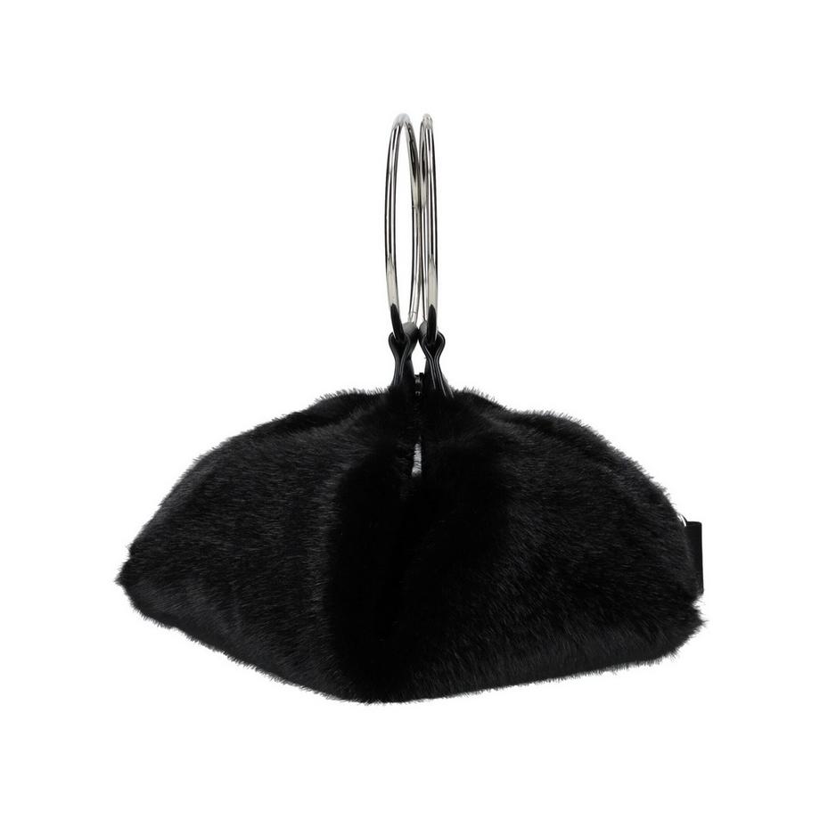 REPLAY Sac à main en fausse fourrure avec poignée anneau  