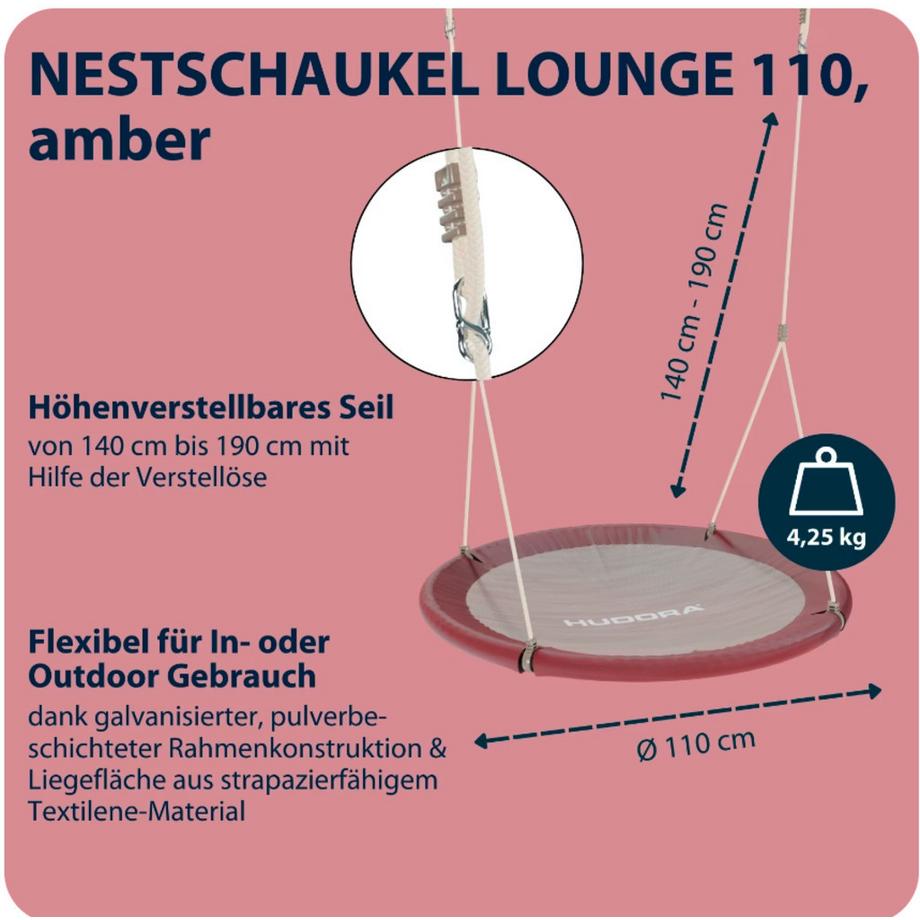HUDORA Hudora Nest Swing Lounge 110  