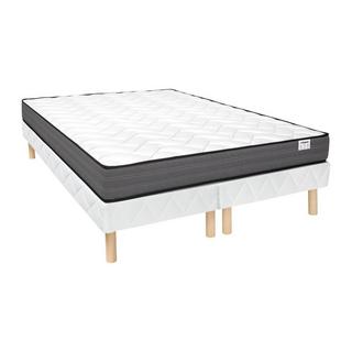 Ysmée Ensemble 180 x 200 cm sommier + matelas ressorts ensachés ép.20cm - AMBRACIE de YSMÉE  