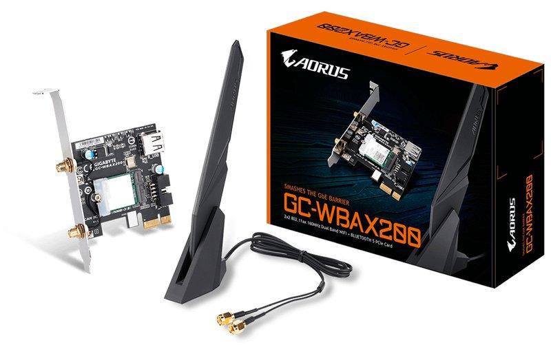 Gigabyte  GC-WBAX200 scheda di rete e adattatore Interno WLAN / Bluetooth 2400 Mbit/s 