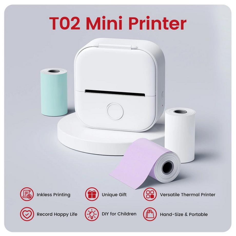 Phomemo  T02 Tintenloser Mini-Drucker 