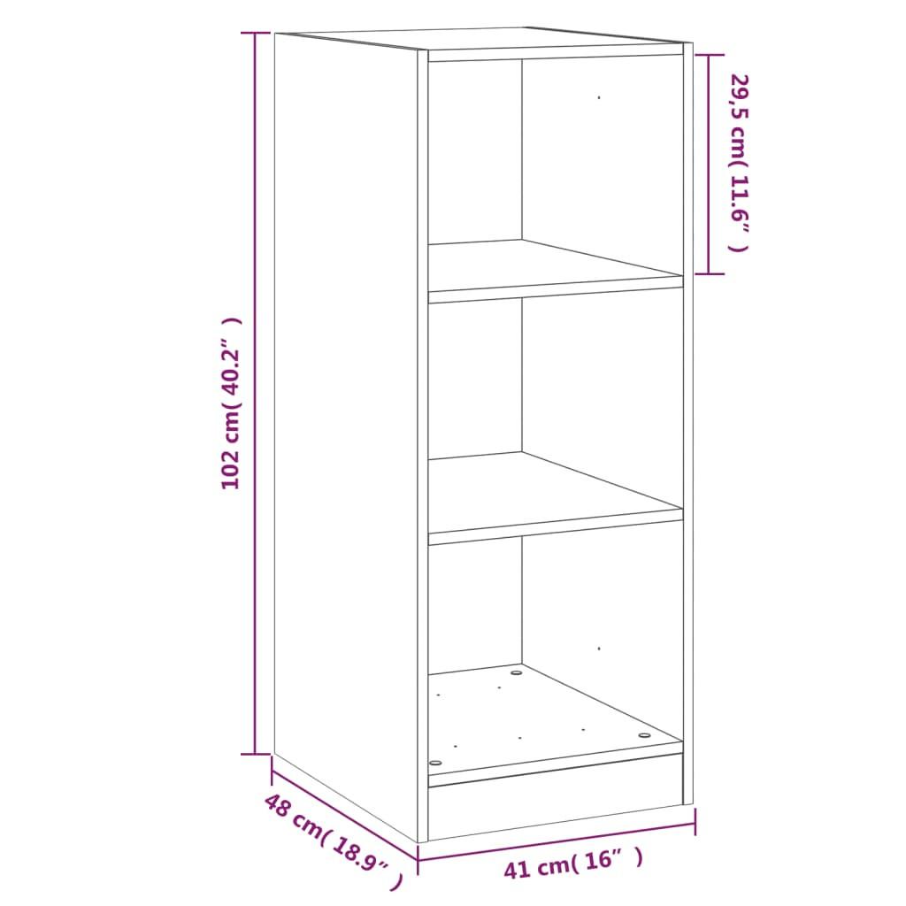 VidaXL  Garde-robe bois d'ingénierie 