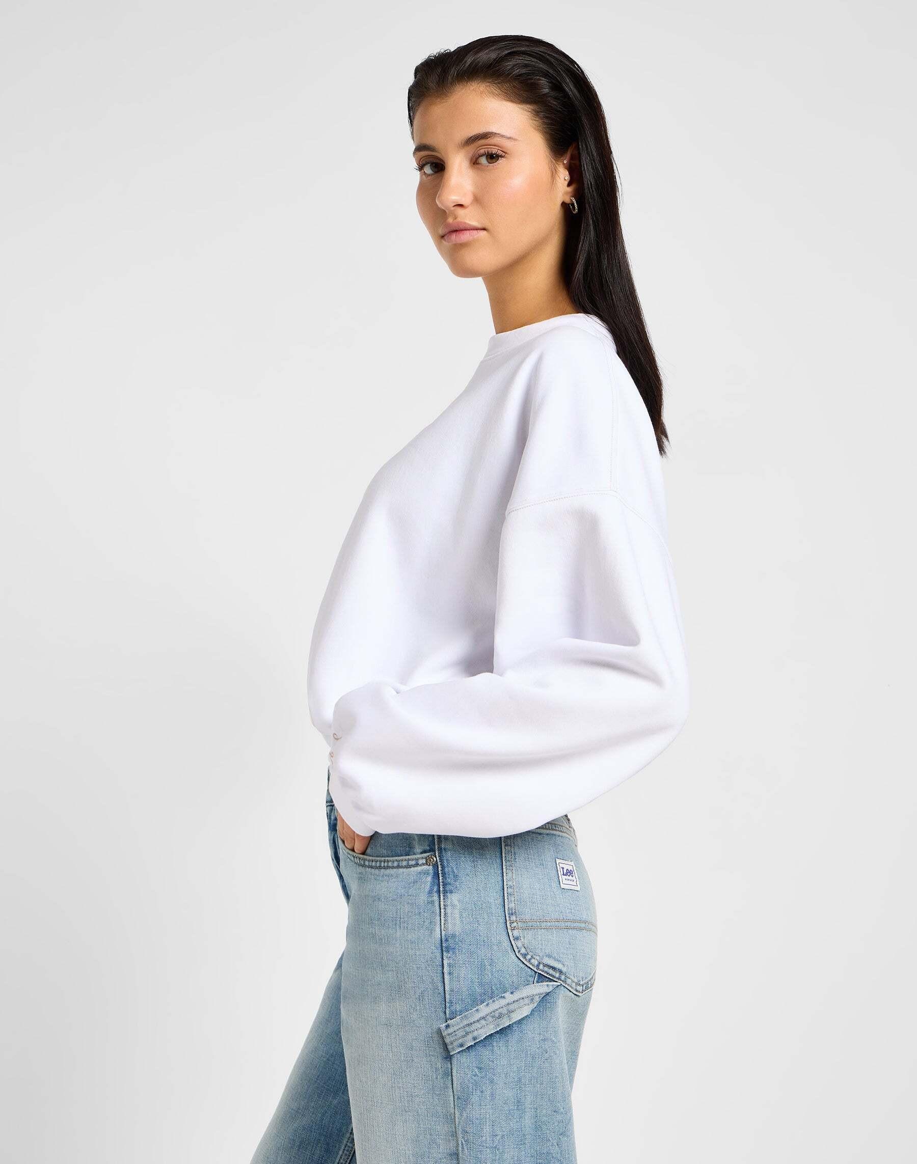 Lee  Sweatshirt Sleeve Detail Sweatshirt 