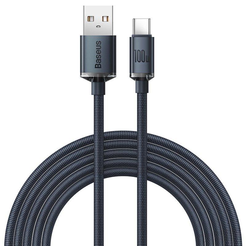 Baseus  CAJY000501 USB Kabel 2 m USB C USB A Schwarz 