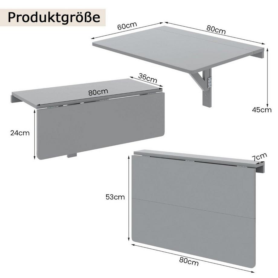 Northix Bureau pliant mural  