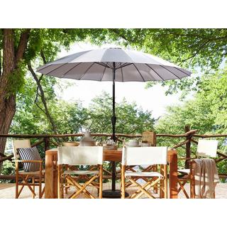 Beliani Ombrellone da esterno en Tessuto BAIA  