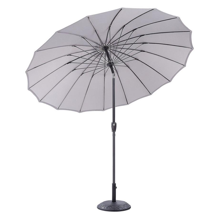 Beliani Ombrellone da esterno en Tessuto BAIA  