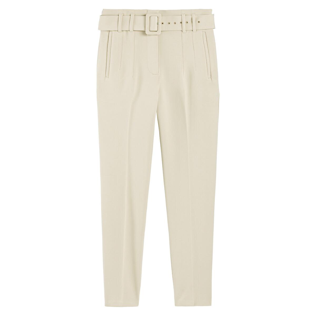 La Redoute Collections  Röhrenhose mit Gürtel 