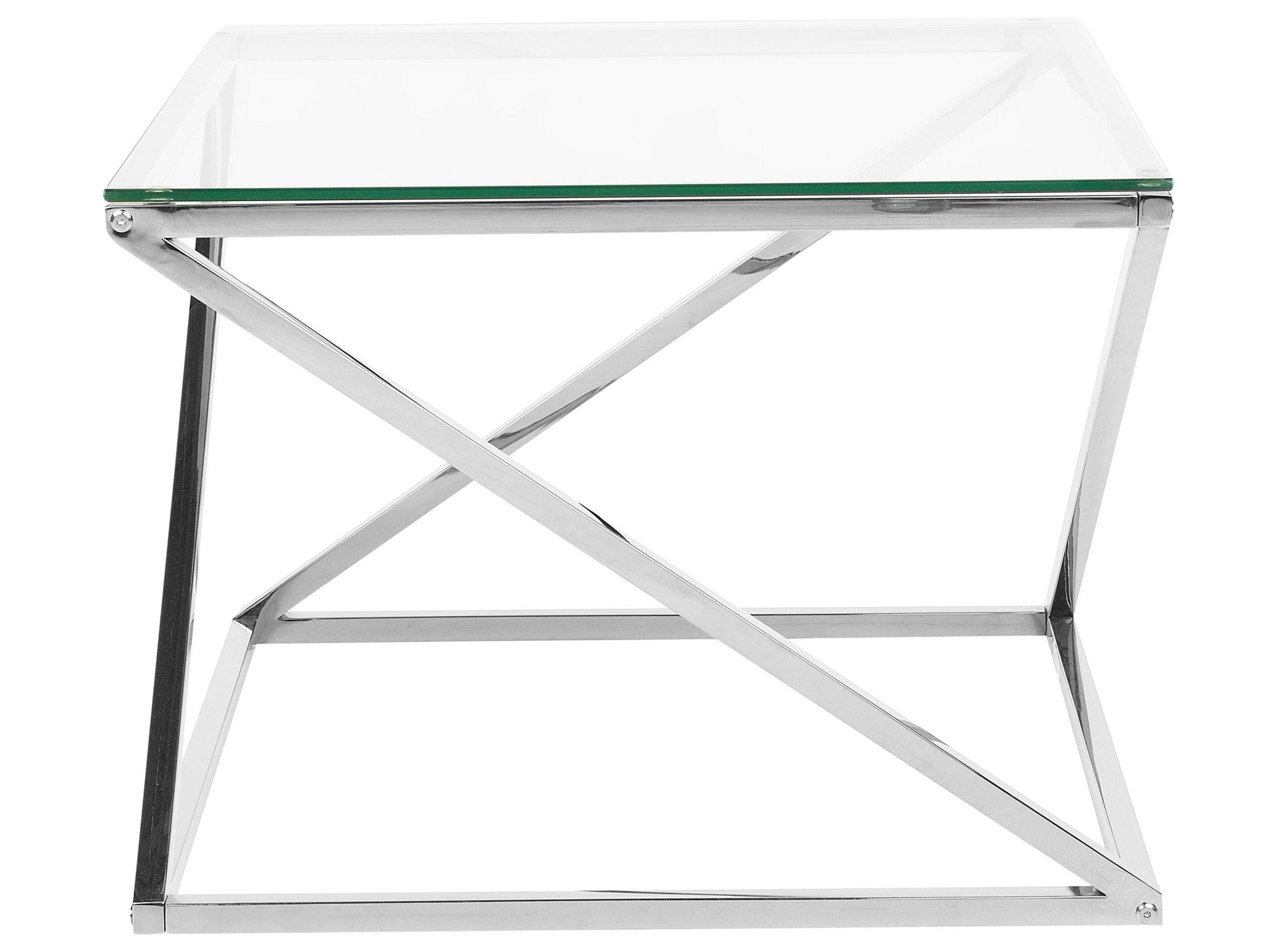 Beliani Table basse en Verre Glamour BEVERLY  