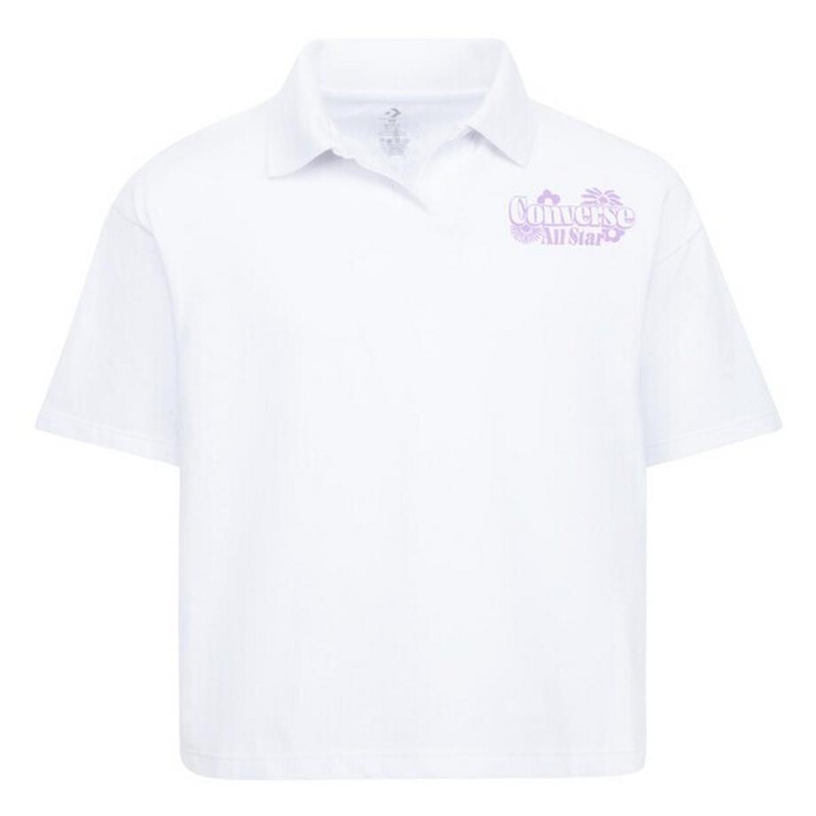 polo-shirt, mädchen boxy