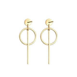Elli  Ohrringe Hänger Kreis Stab 