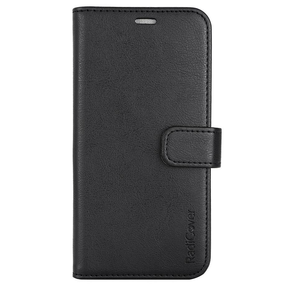 RADICOVER Flipcover 3 Karte Anti Strahlung iPhone 14 Pro 6,1" Schwarz PU RFID