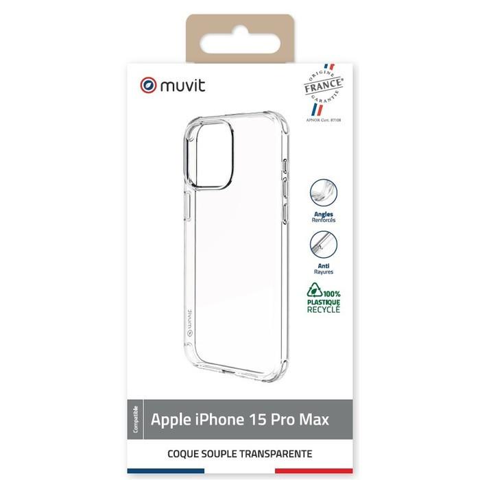 Muvit  Cover morbida per iPhone 15 Pro Max 