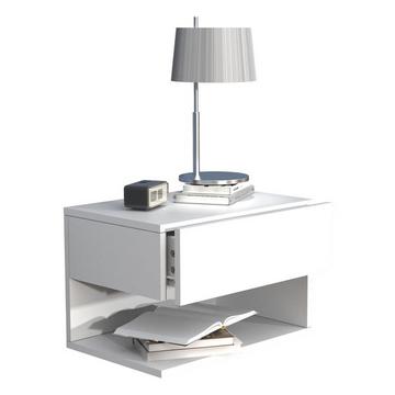 Nachtschrank | Wandschublade | Wandboard | Nachttisch | Maße ca. H. 30 x B. 45 x T. 32 cm - Usal XL 45 cm