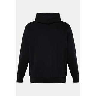 JP1880  Sweat à capuche Fitness, imprimé poitrine et poche kangourou 