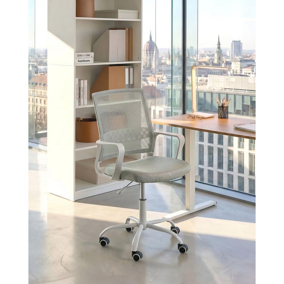 Beliani Chaise de bureau en Tissu maillé Moderne EASE  