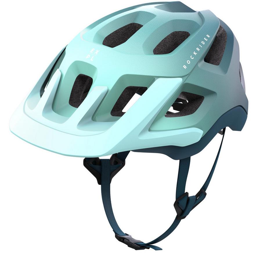 ROCKRIDER  Fahrradhelm mit abnehmbarem Visier 
