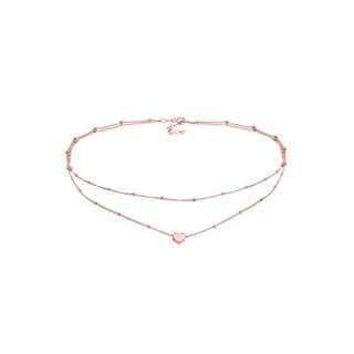 Elli  Halskette Choker Layer Herz 