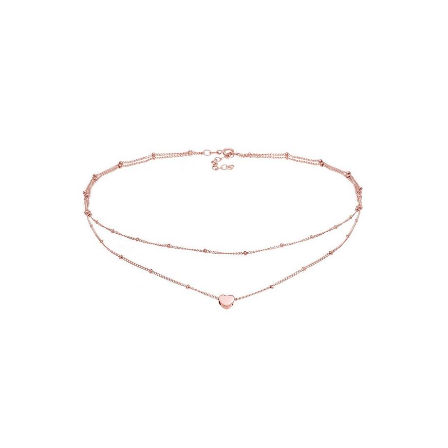 Halskette Choker Layer Herz