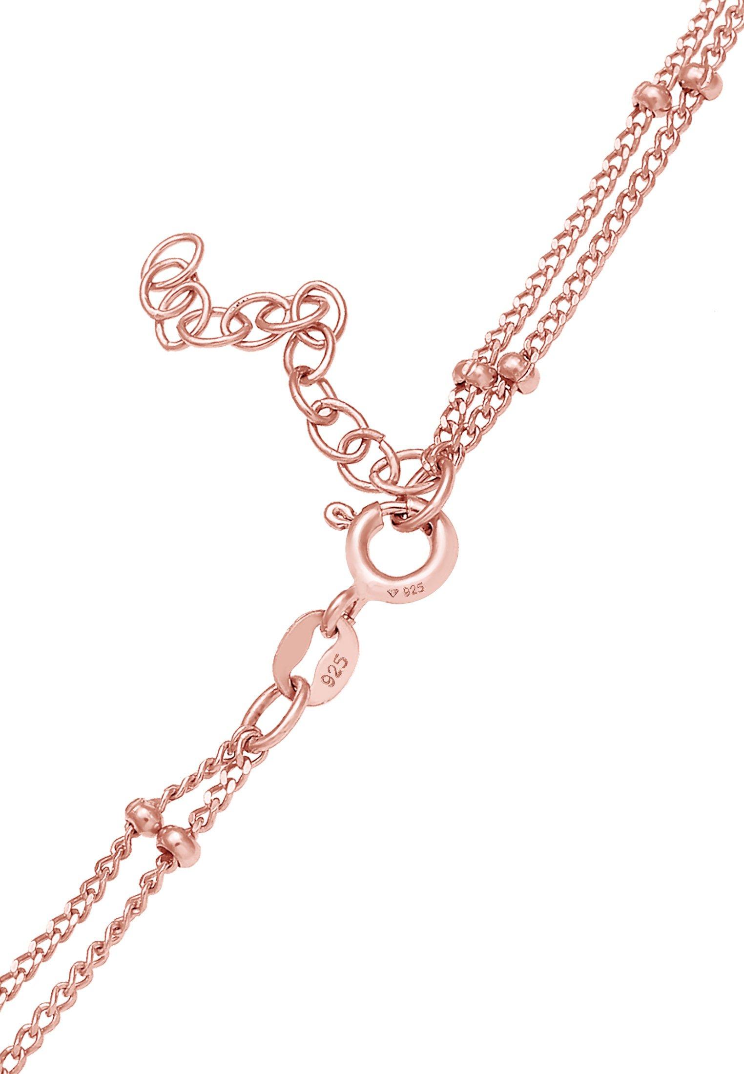 Elli  Halskette Choker Layer Herz 