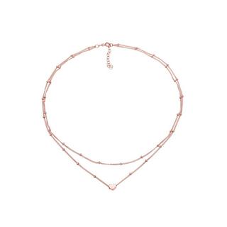 Elli  Halskette Choker Layer Herz 