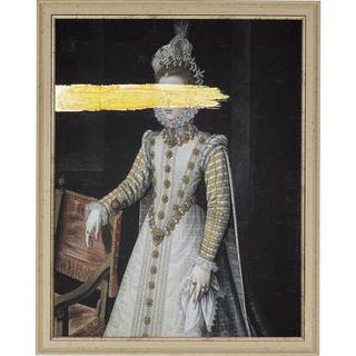 KARE Design Quadro ad olio Cornice Baronessa in incognito 100x80cm  