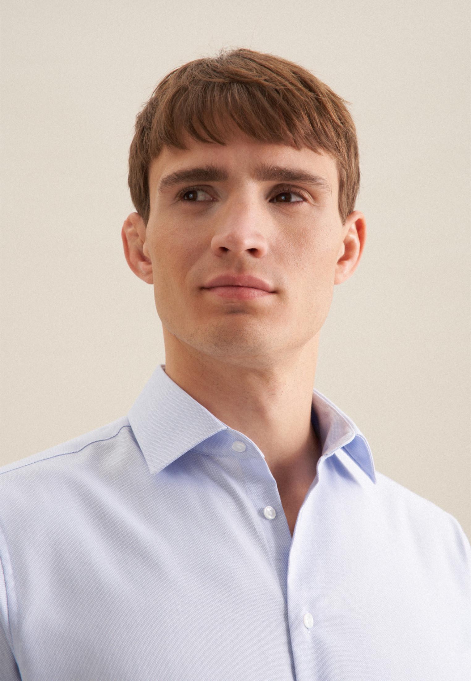 Seidensticker Chemise Business Shaped Fit Manche longue Uni  