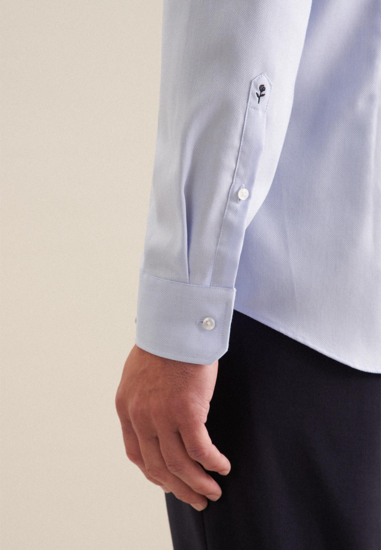 Seidensticker Chemise Business Shaped Fit Manche longue Uni  