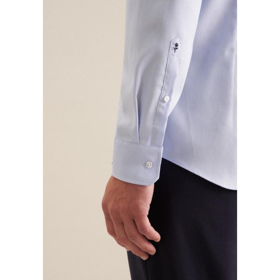 Seidensticker Camicia Business Shaped Fit Manica Lunga Tinta Unita  