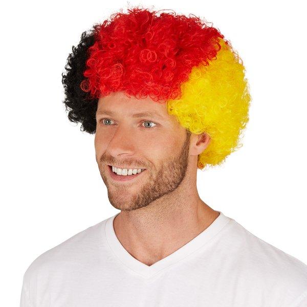 Tectake  Perücke Deutschland Afro 