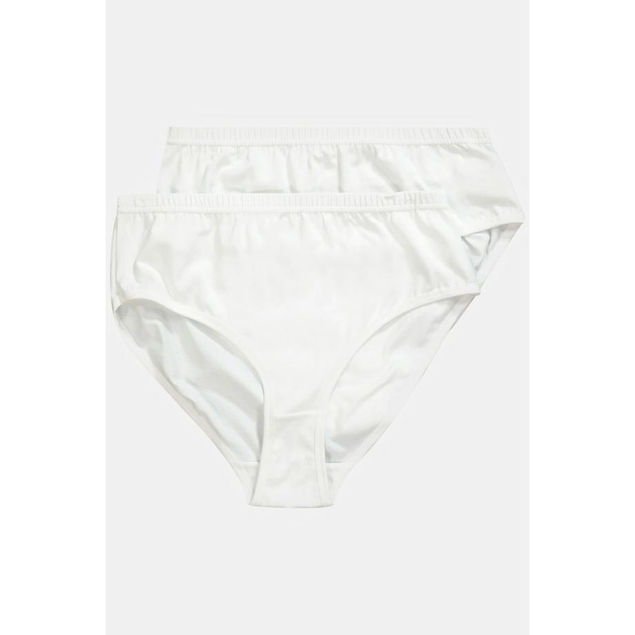 Ulla Popken Lot de 2 Culottes Unies Coton Bio  