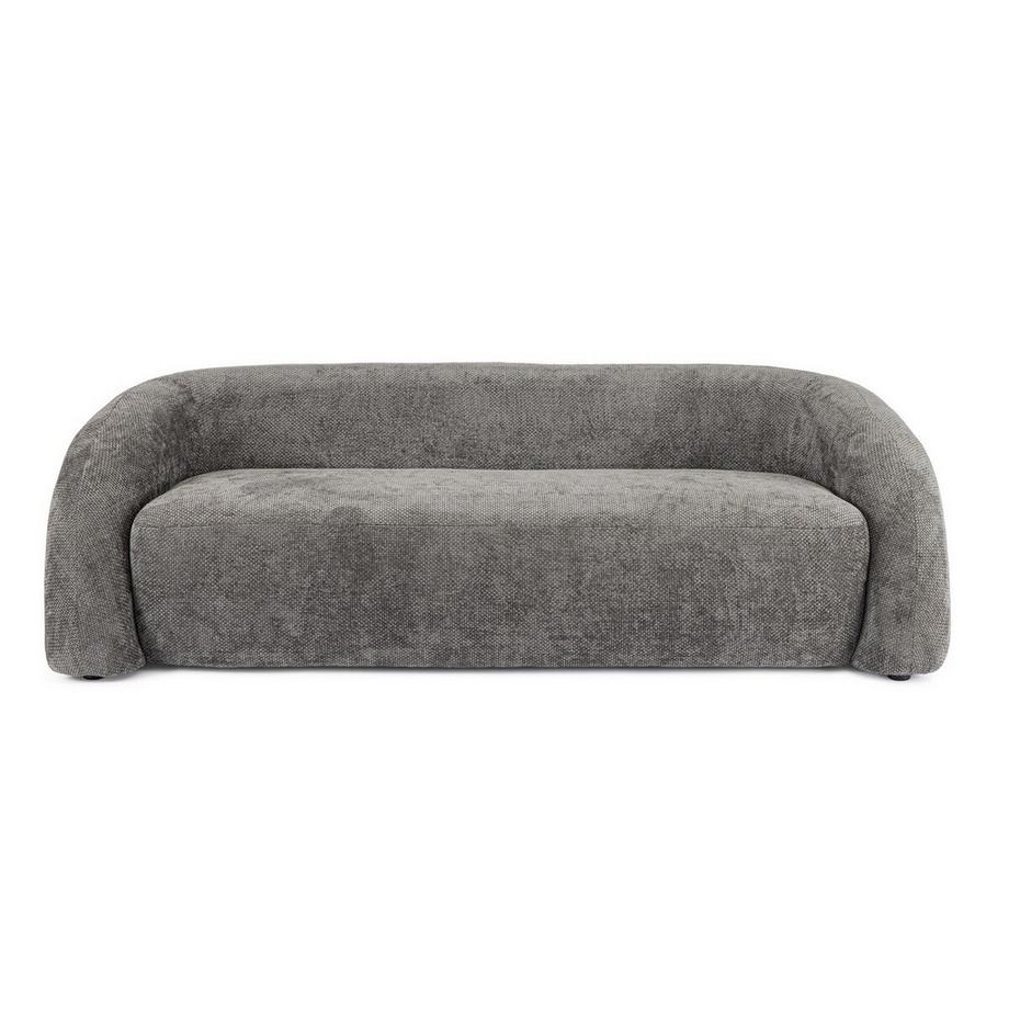 mutoni Sofa 3-Sitzer Clemence dunkelgrau  