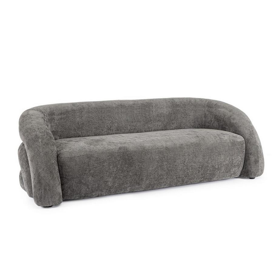 mutoni Sofa 3-Sitzer Clemence dunkelgrau  