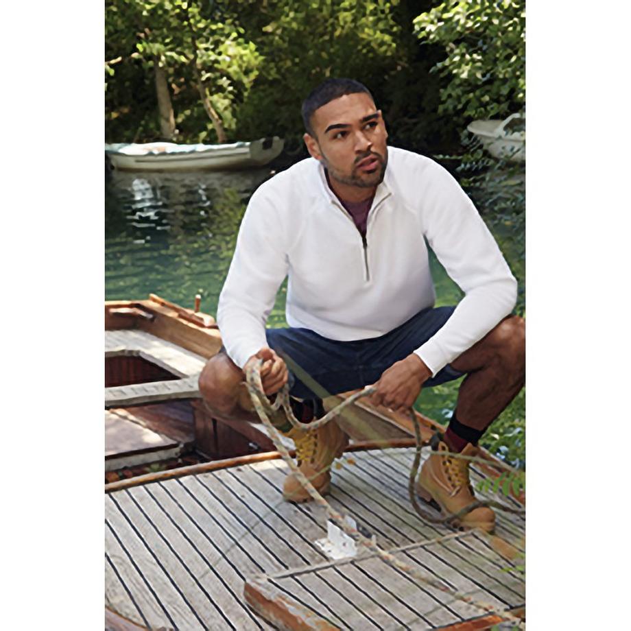 Fruit of the Loom Felpa con Collo Zip  