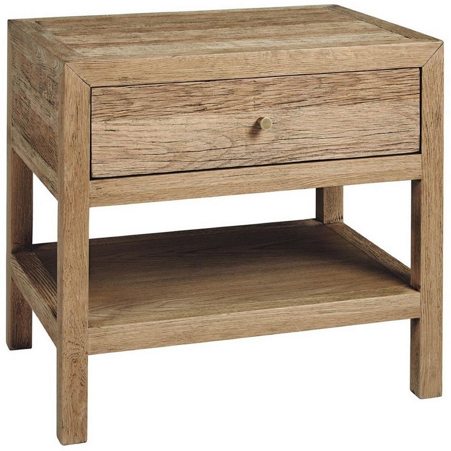 Blanc d'Ivoire Comodino Marcelle rovere chiaro  