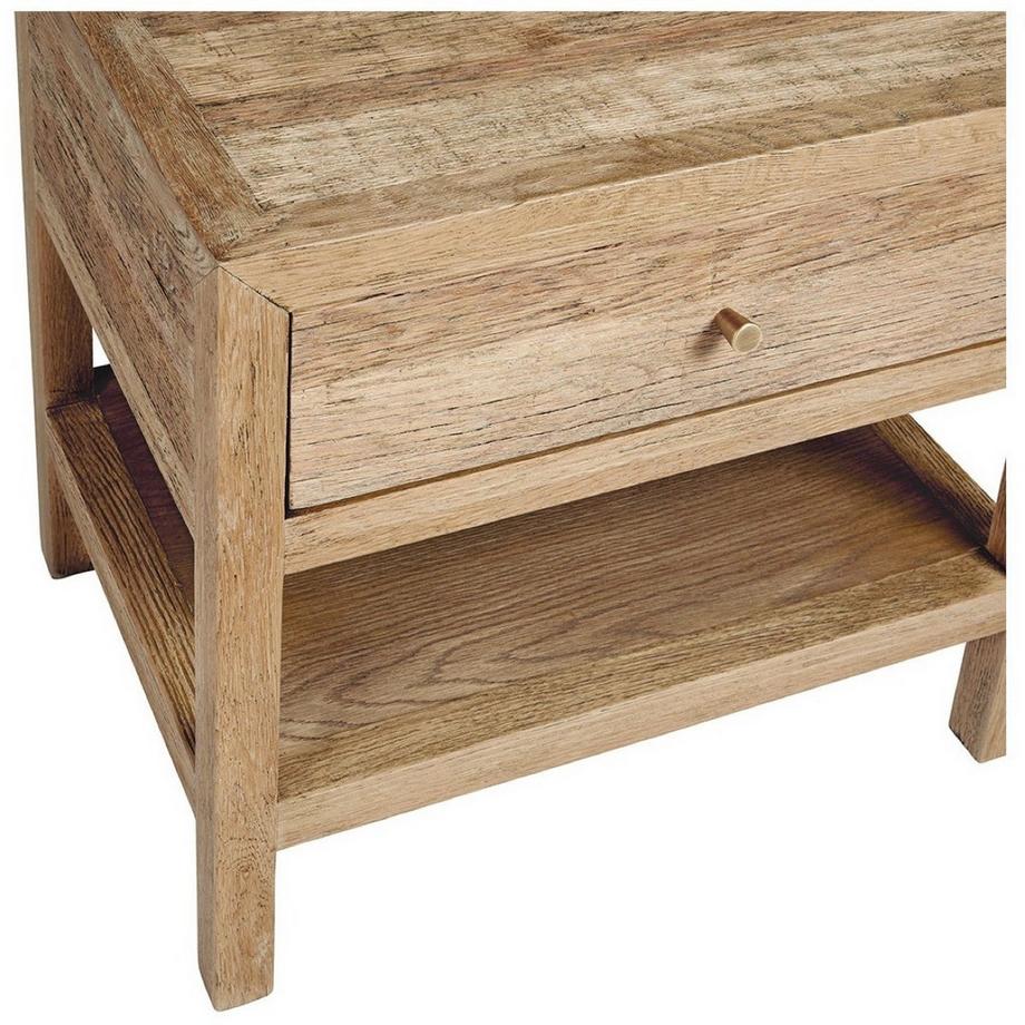 Blanc d'Ivoire Comodino Marcelle rovere chiaro  