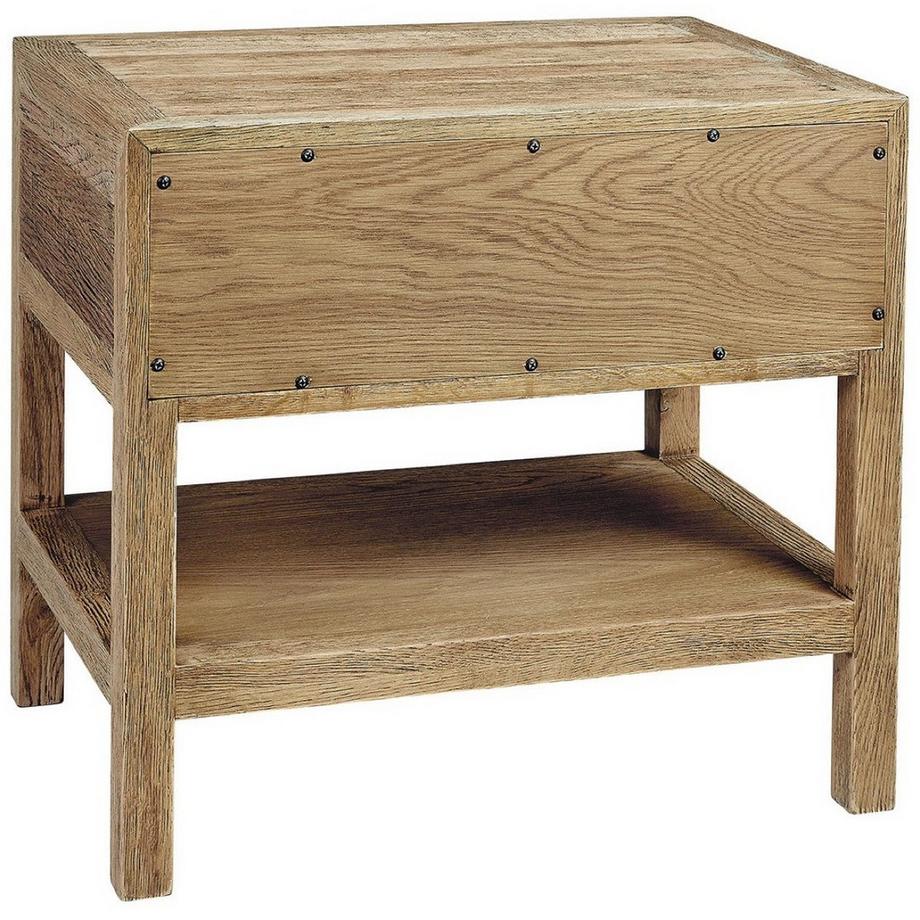 Blanc d'Ivoire Comodino Marcelle rovere chiaro  