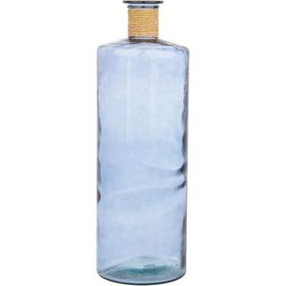 mutoni Vase rotin bleu cobalt 79  