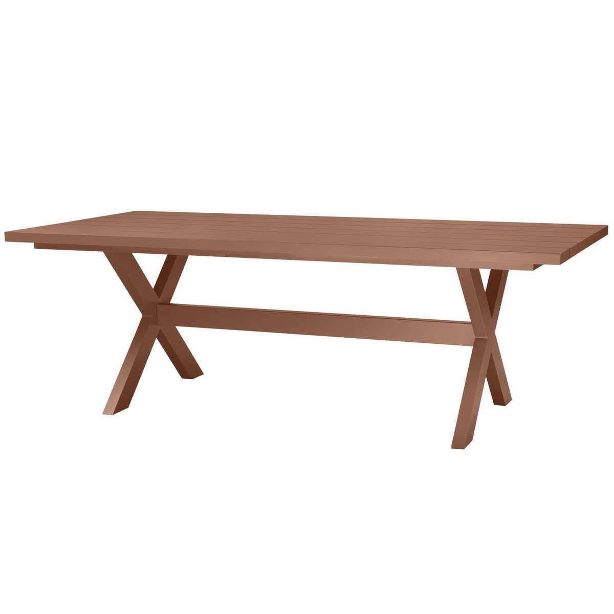 mutoni living Table de jardin Delta terra 220x105  